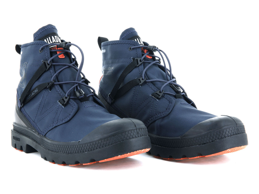 Botas Palladium PAMPA TRAVEL LITE+ WATERPROOF Hombre Indigo | Costa Rica-62798